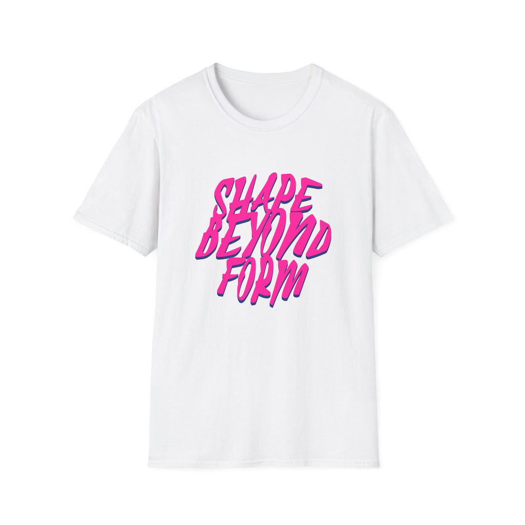 Shape Beyond Form T-shirt with Unique Typography Design