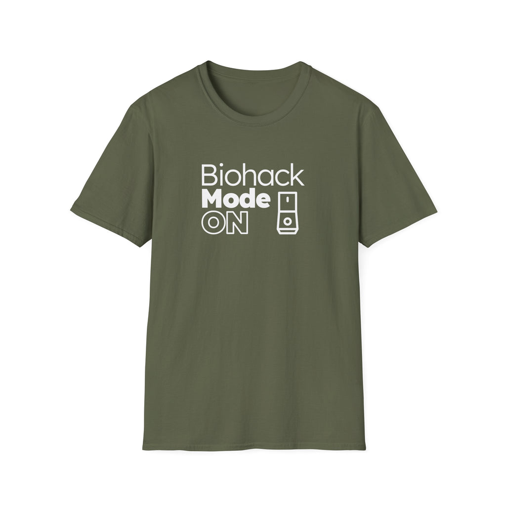 Biohack Mode On Graphic T-shirt for Wellness Enthusiasts