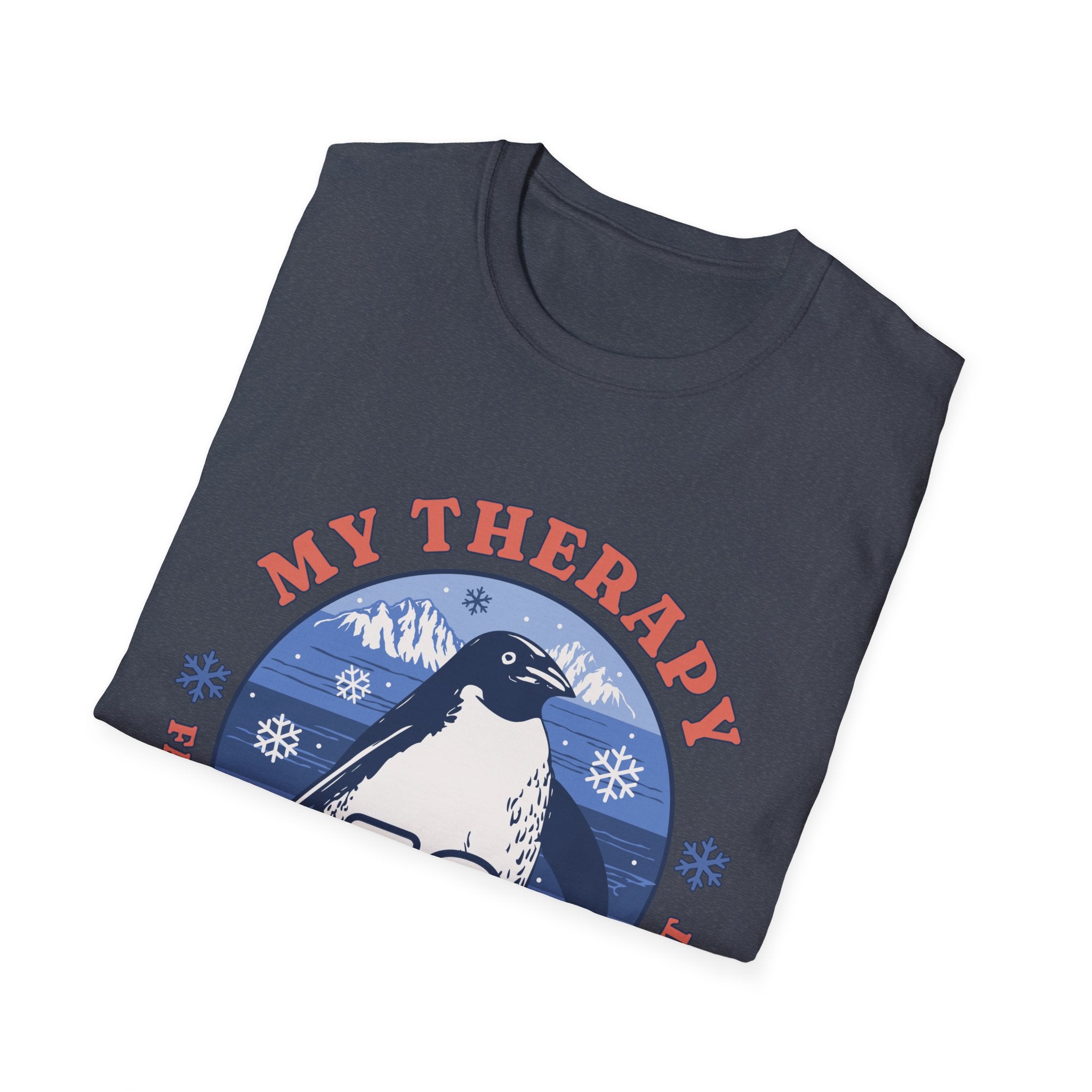 My Therapy Penguin T-Shirt with Fun Print