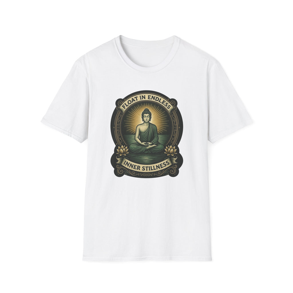 Float in Endless Inner Stillness – Buddha Meditation Graphic Tee