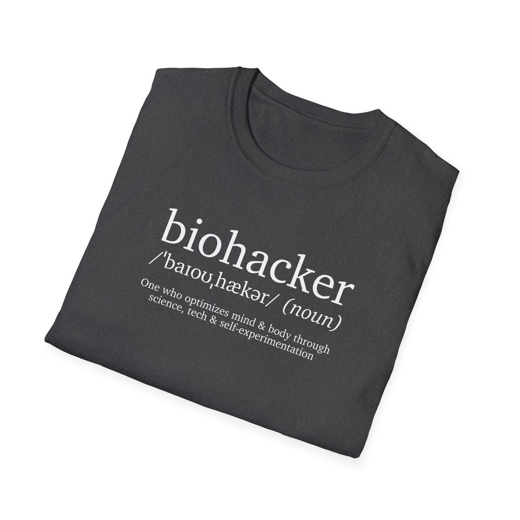 Biohacker Definition T-shirt for Science Enthusiasts