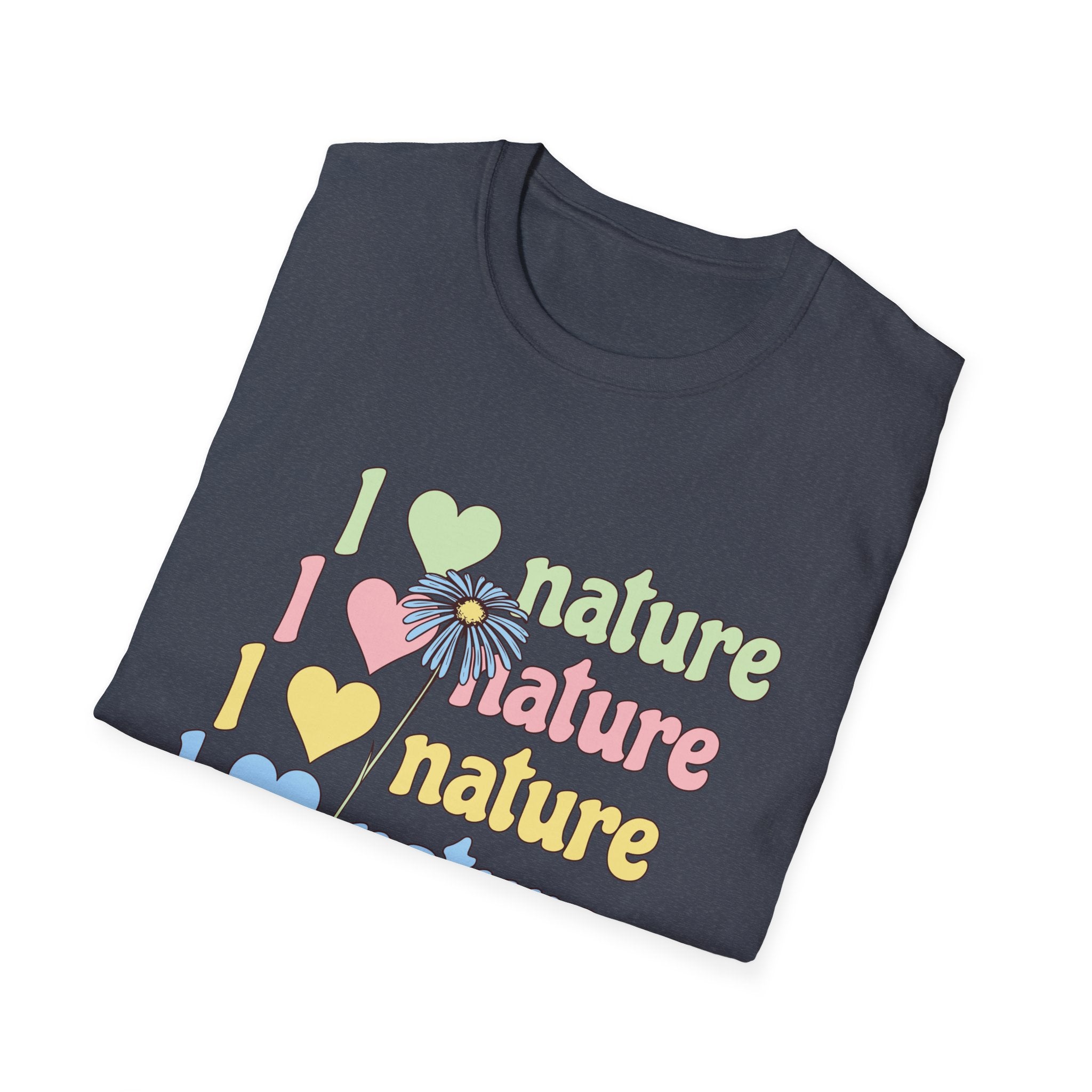 I Love Nature Graphic T-Shirt for Eco Enthusiasts