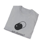 Got Vitamins? Graphic T-shirt with Pill Design