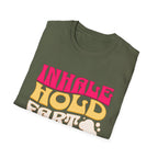 Inhale Hold Fart Graphic Tee for Fun Moments