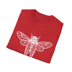 Feel the Rhythm T-shirt with Artistic Insect Design