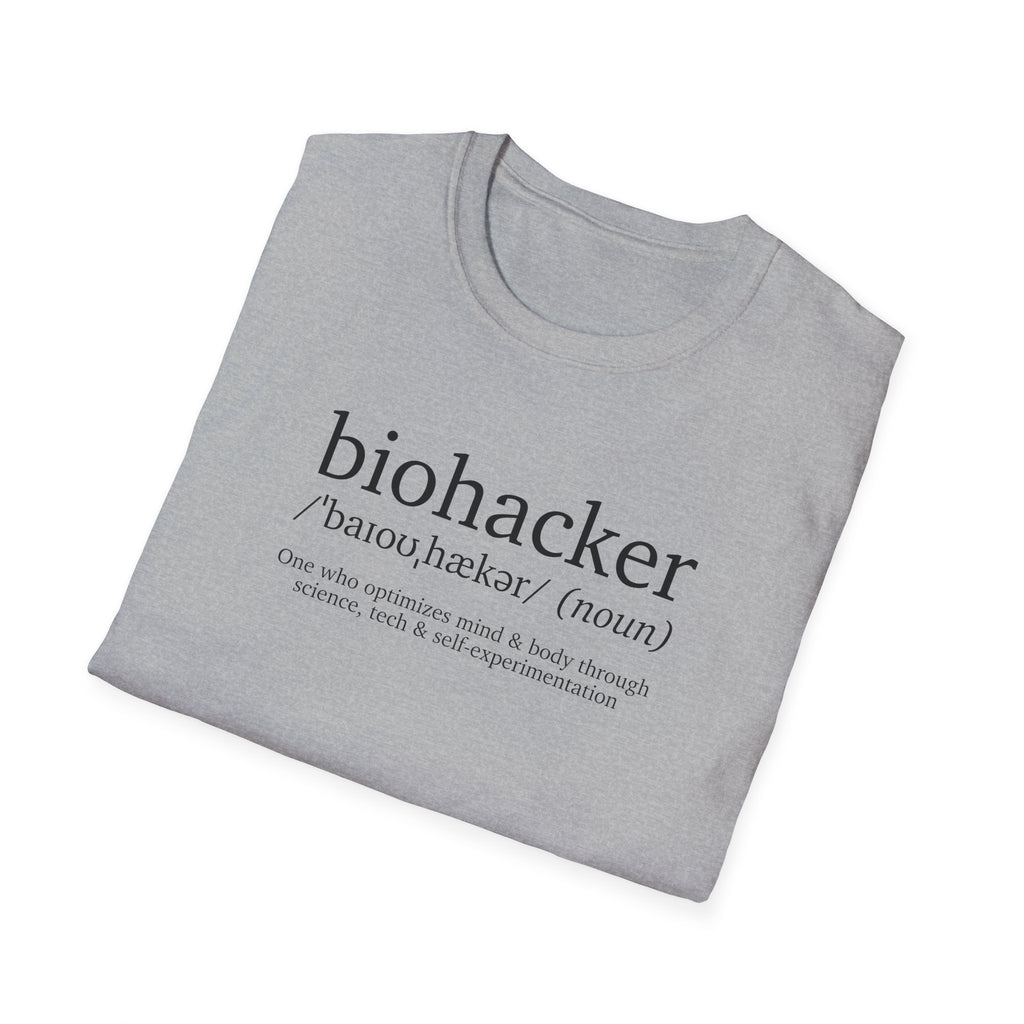 Biohacker Definition T-shirt for Science Enthusiasts