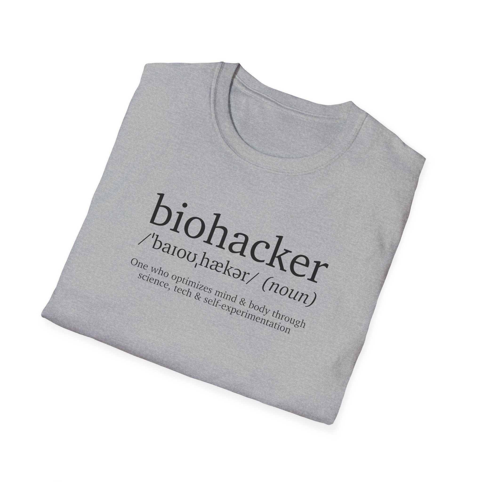 Biohacker Definition T-shirt for Science Enthusiasts
