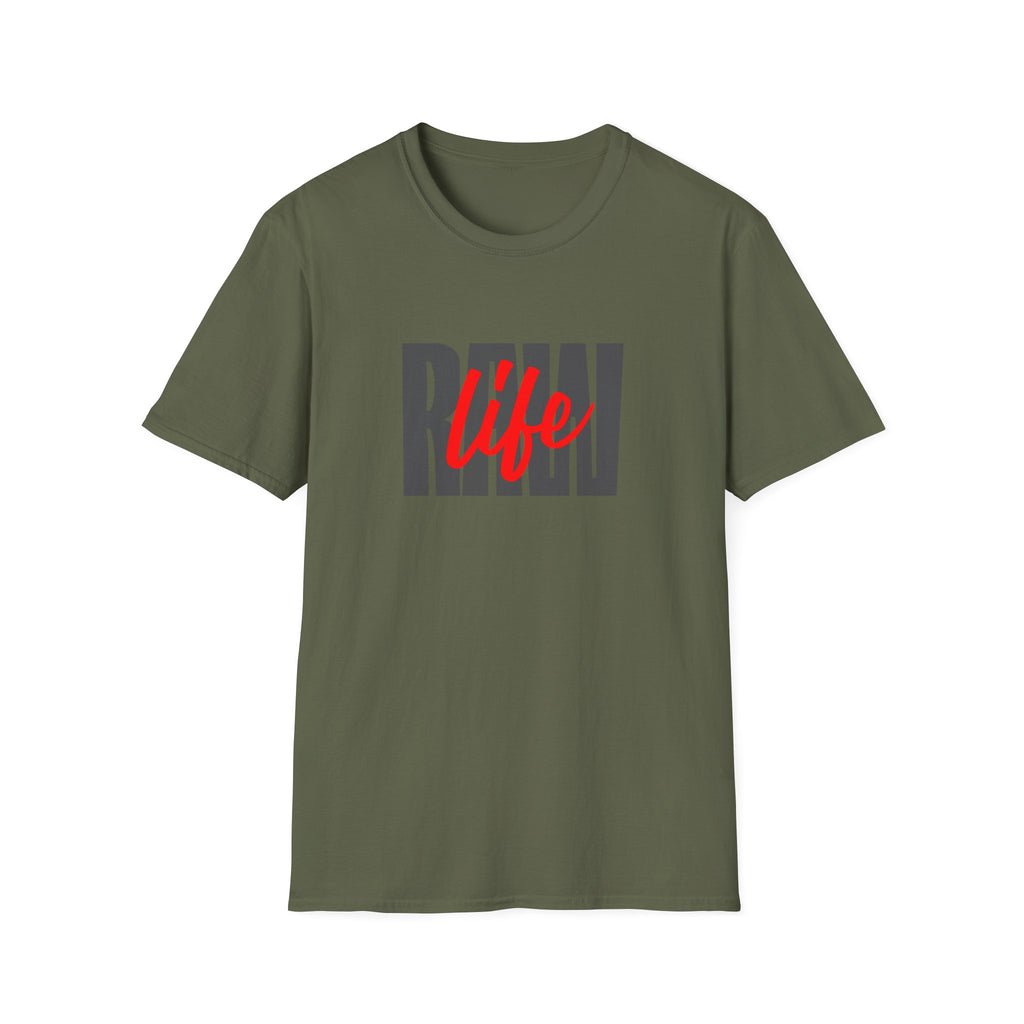 Raw Life T-Shirt with Bold Graphic Design