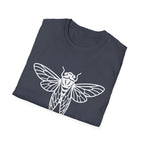 Feel the Rhythm T-shirt with Artistic Insect Design