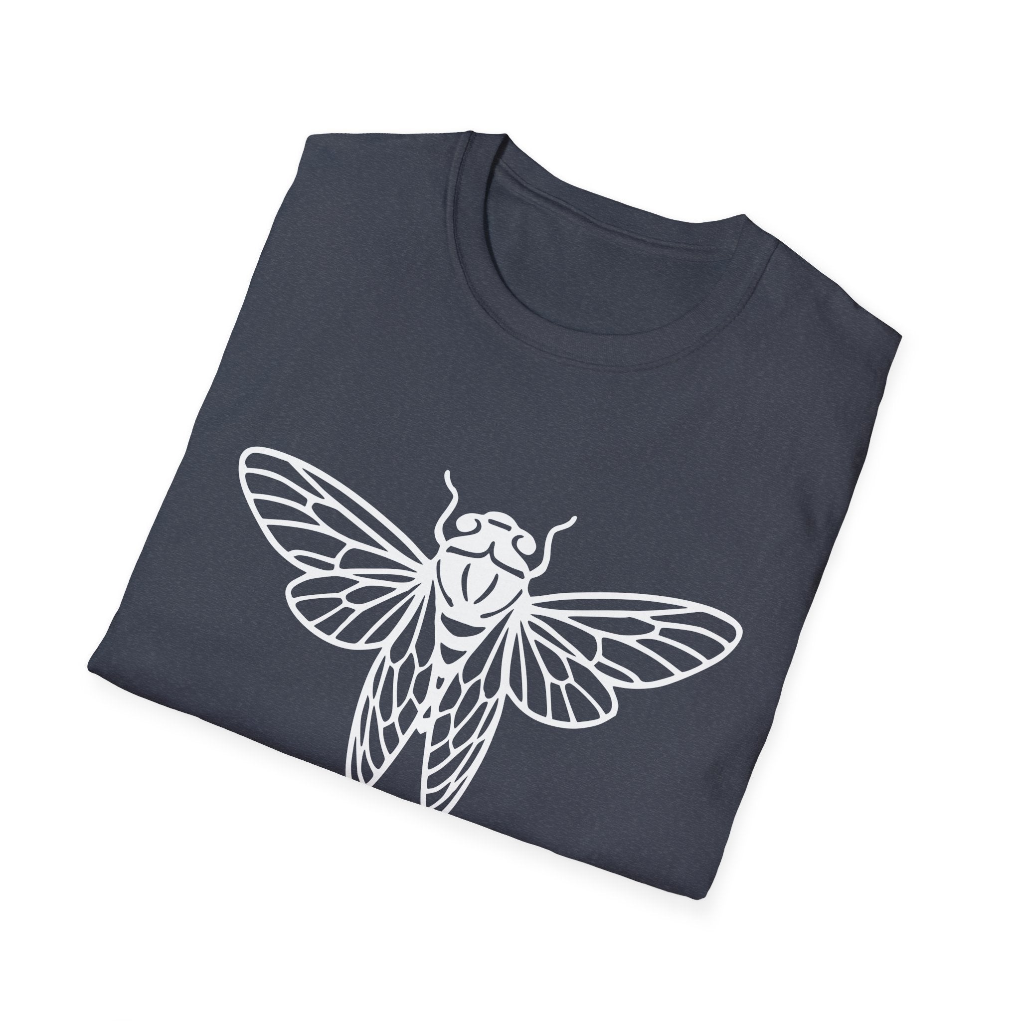 Feel the Rhythm T-shirt with Artistic Insect Design