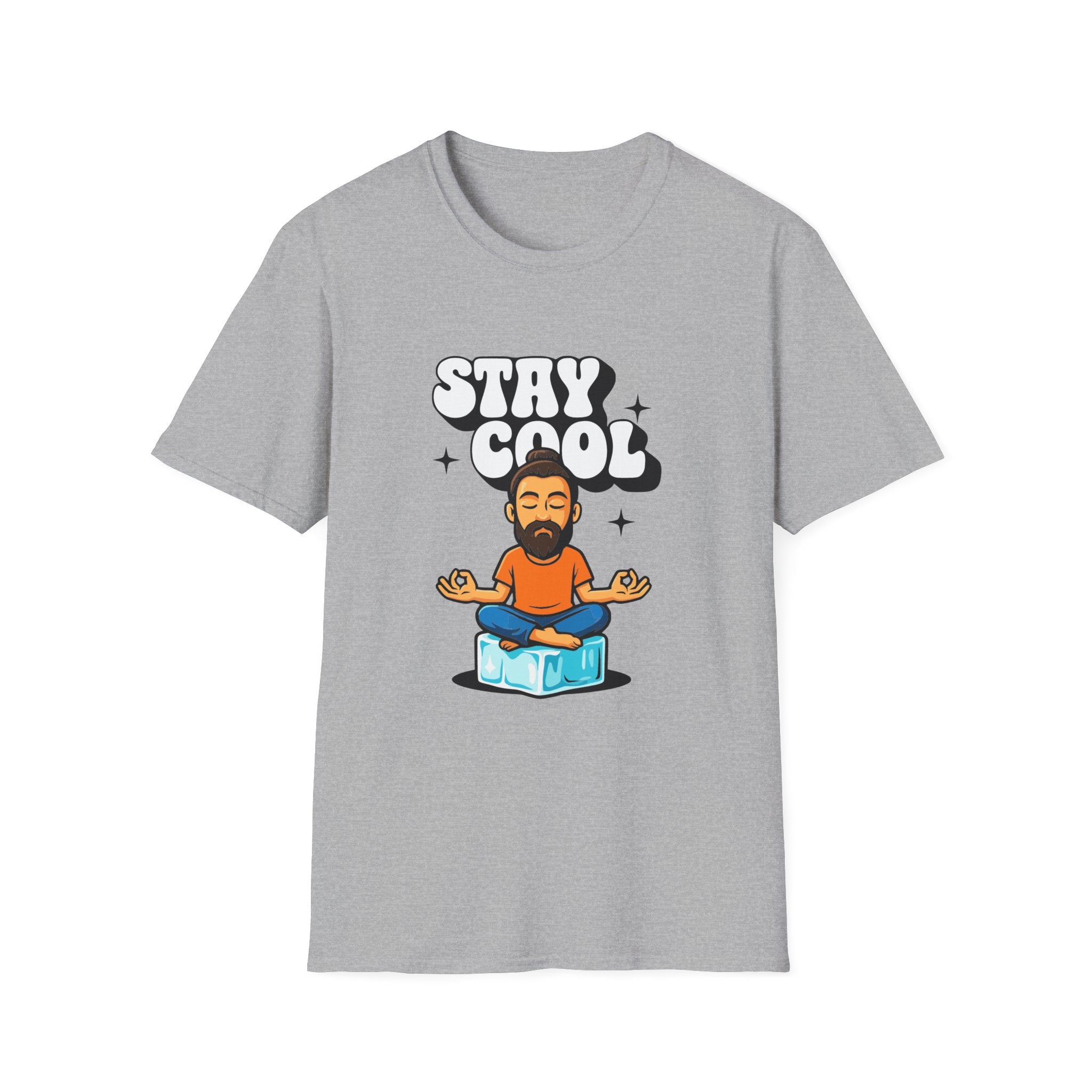 Stay Cool Man Graphic T-shirt with Chill Design