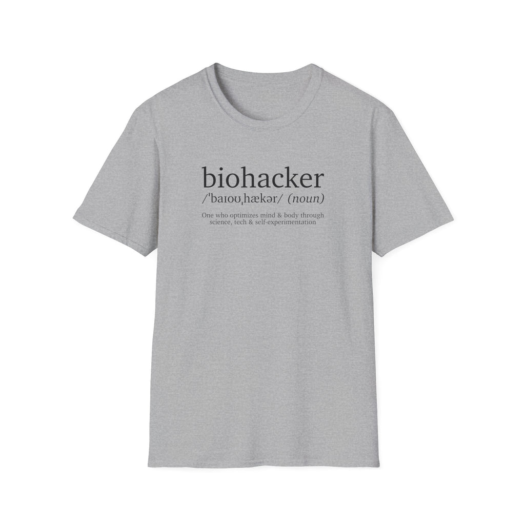 Biohacker Definition T-shirt for Science Enthusiasts