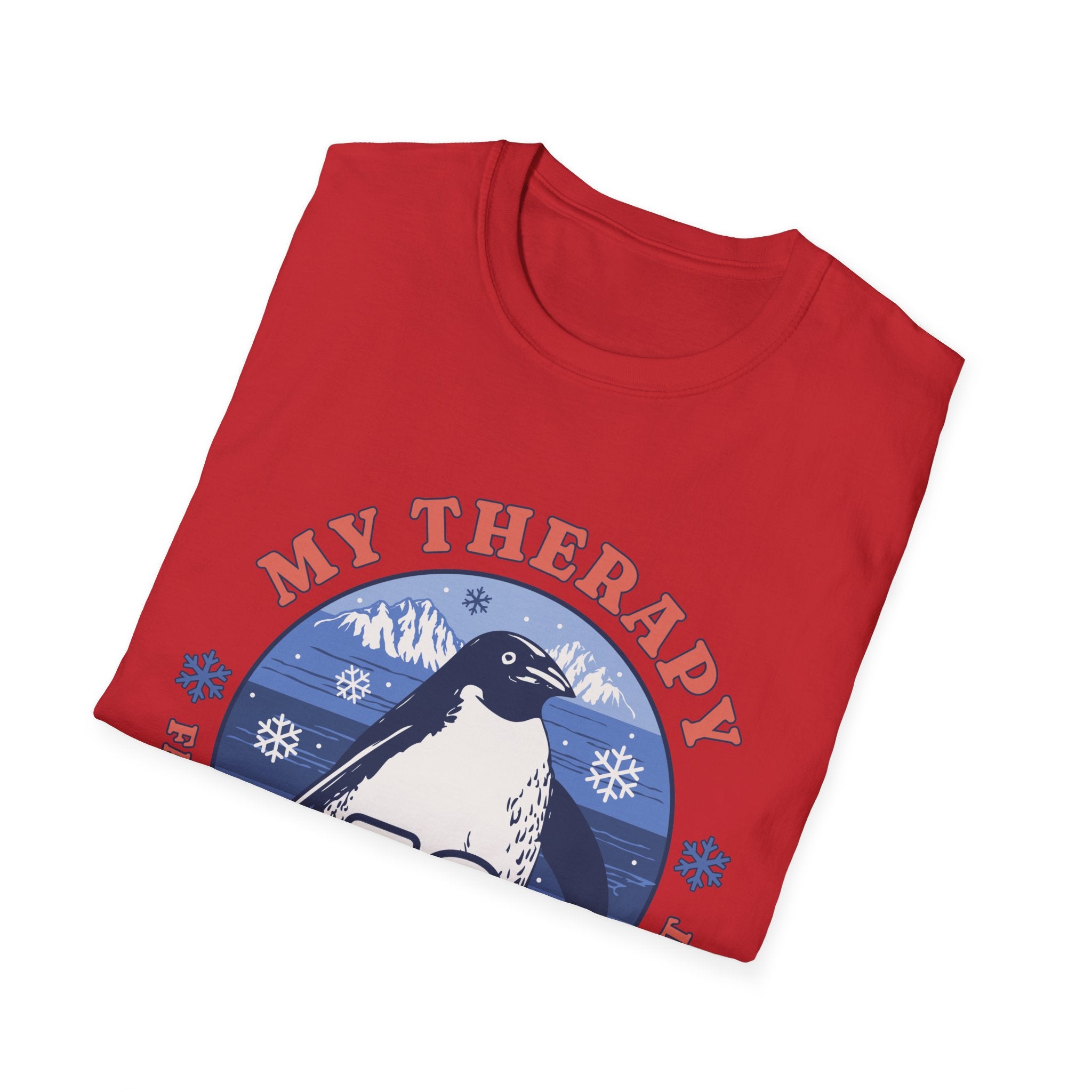 My Therapy Penguin T-Shirt with Fun Print