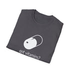 Got Vitamins? Graphic T-shirt with Pill Design
