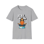 Stay Cool Woman T-shirt with Meditative Design