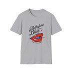 Methylene Blue Graphic T-Shirt with Bold Lip Design