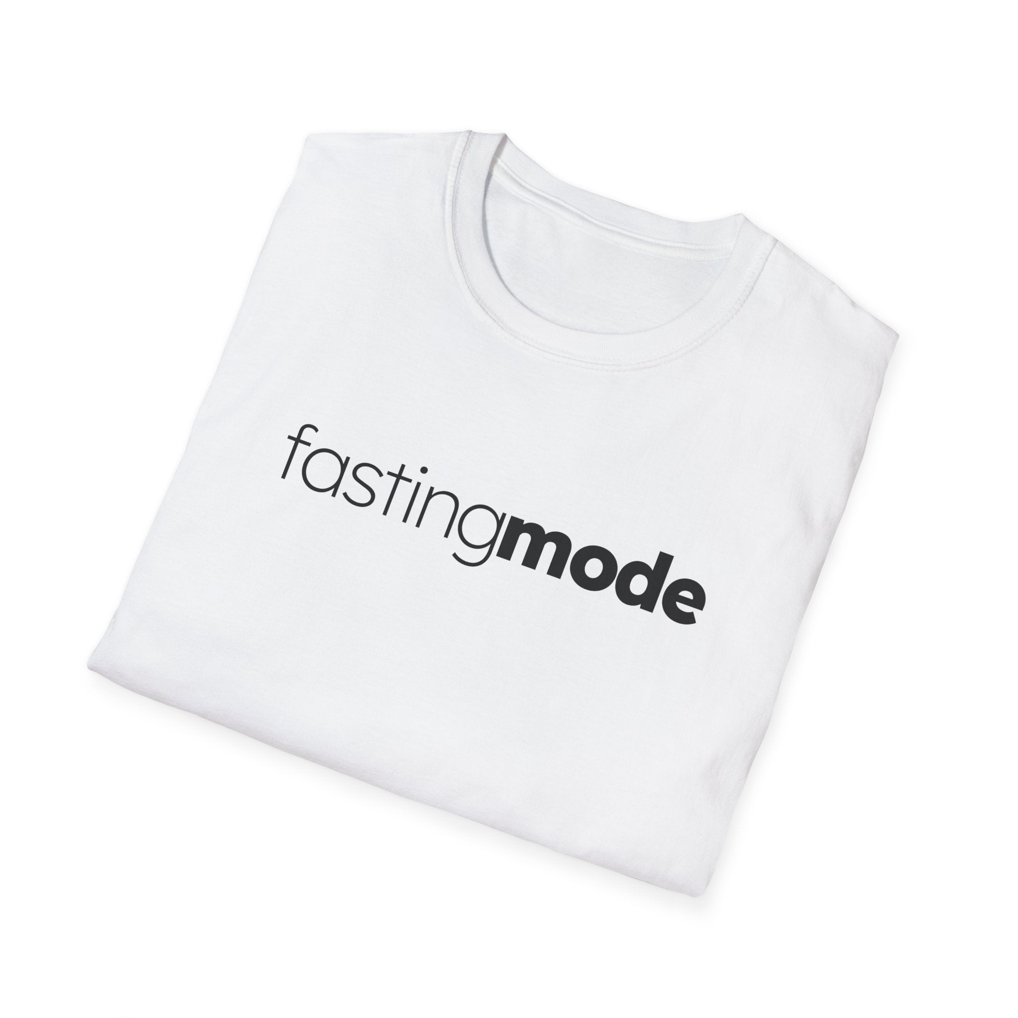 Fasting Mode Graphic T-Shirt with Text Design