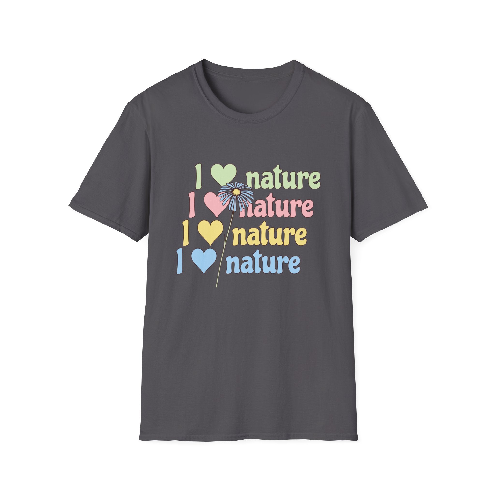 I Love Nature Graphic T-Shirt for Eco Enthusiasts