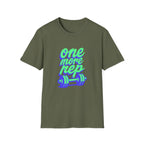 One More Rep Dumbbells Motivational Fitness T-Shirt