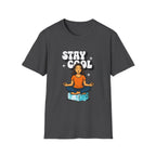 Stay Cool Woman T-shirt with Meditative Design