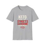 Keto in the Streets, Carnivore in the Sheets – Funny Low Carb Diet Tee