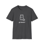 Got Vitamins? Fun Printed T-shirt with Supplement Design