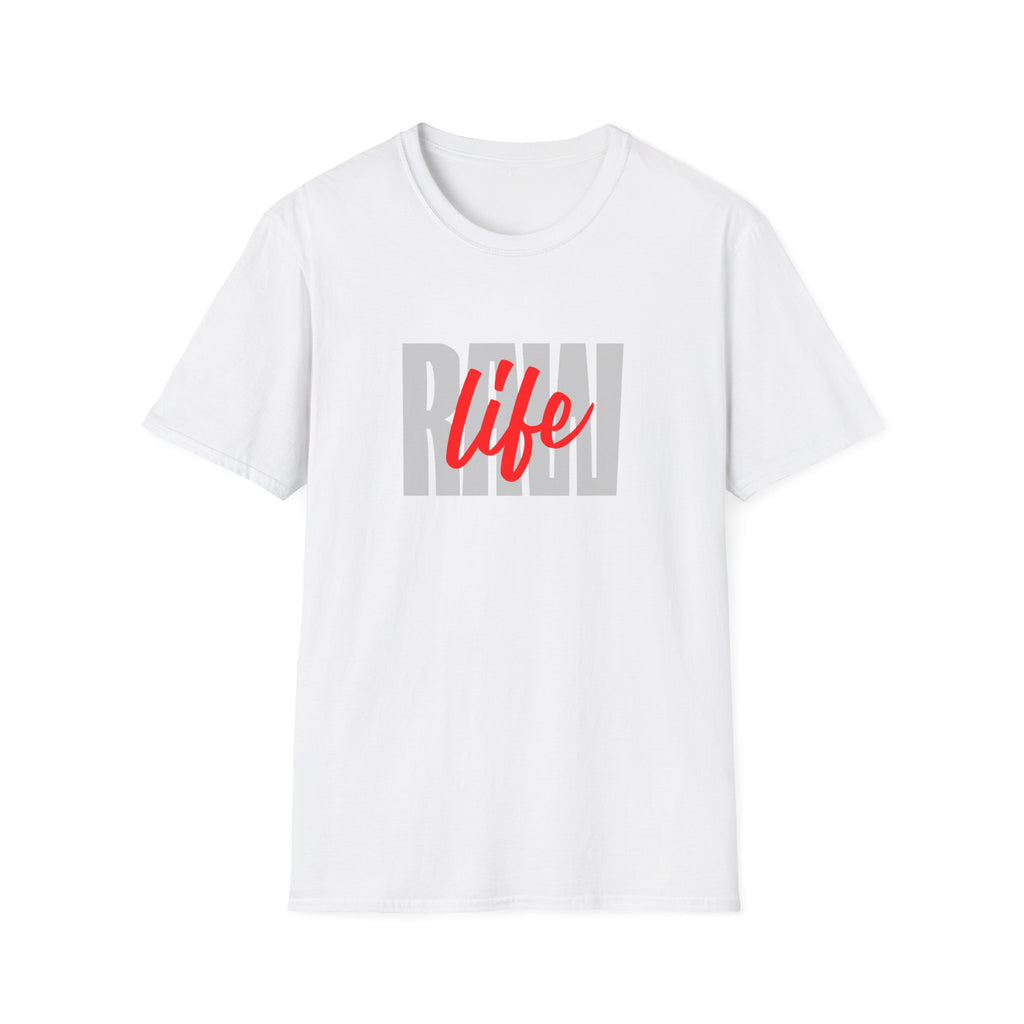 Raw Life T-Shirt with Bold Graphic Design