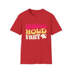Inhale Hold Fart Graphic Tee for Fun Moments