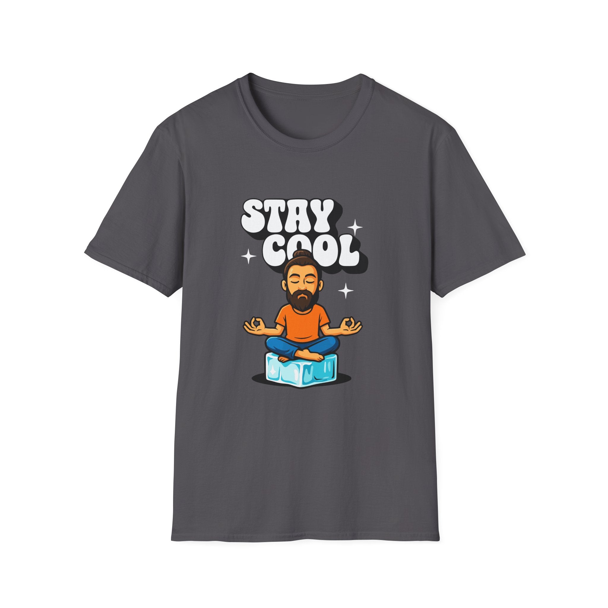 Stay Cool Man Graphic T-shirt with Chill Design