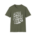 Motivational Fitness T-Shirt with One More Rep Design