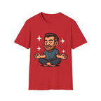 Meditating Man Graphic T-shirt for Mindfulness Enthusiasts