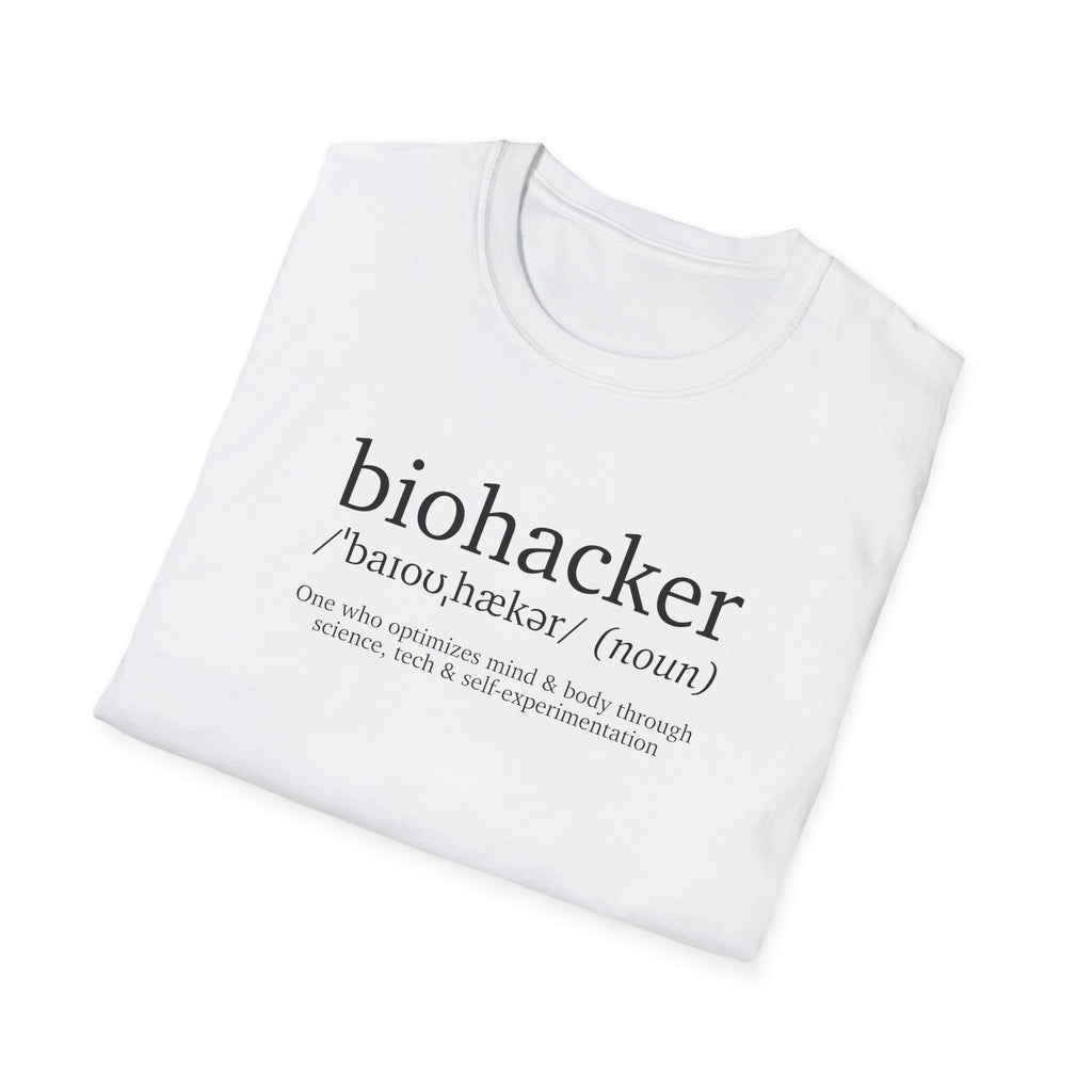Biohacker Definition T-shirt for Science Enthusiasts