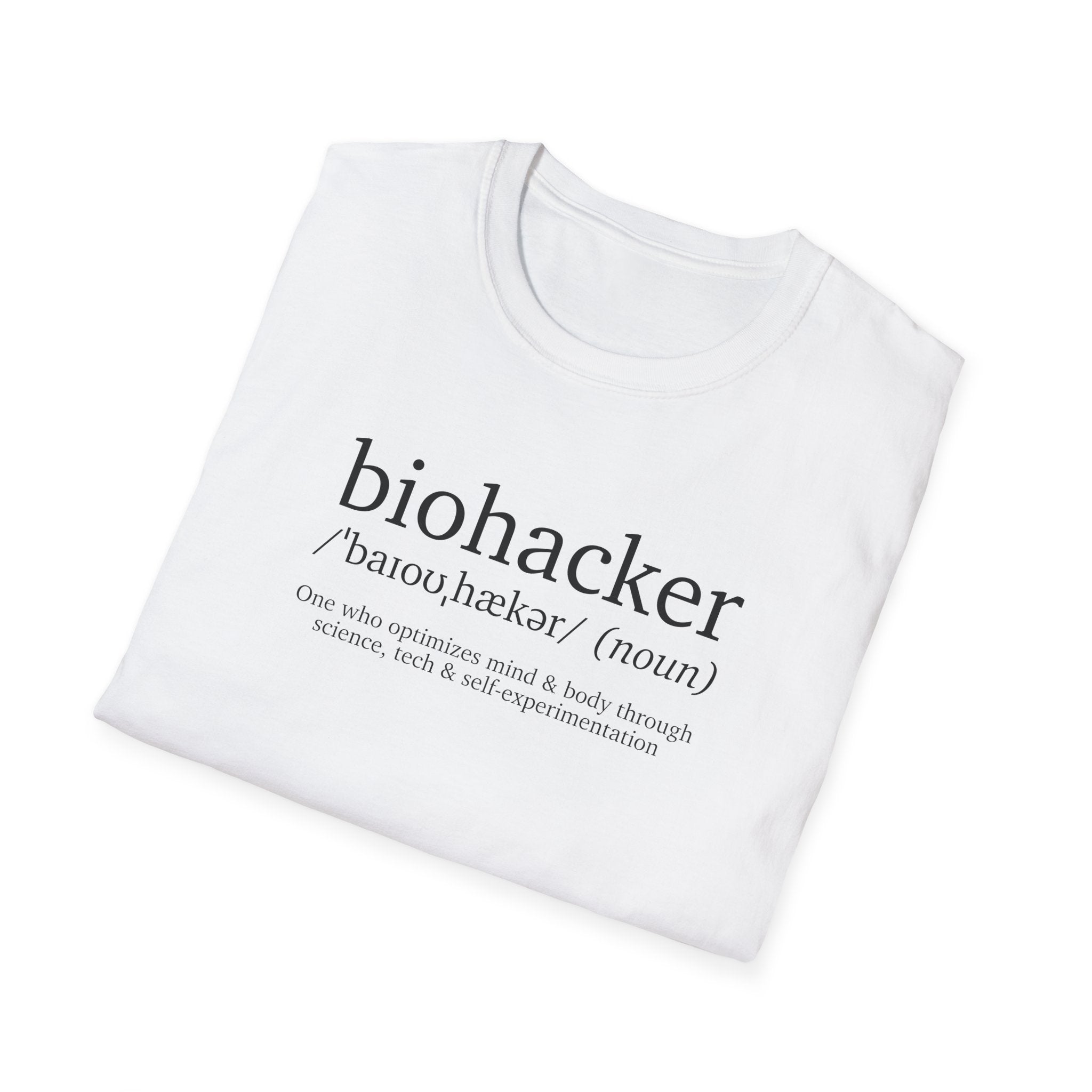 Biohacker Definition T-shirt for Science Enthusiasts