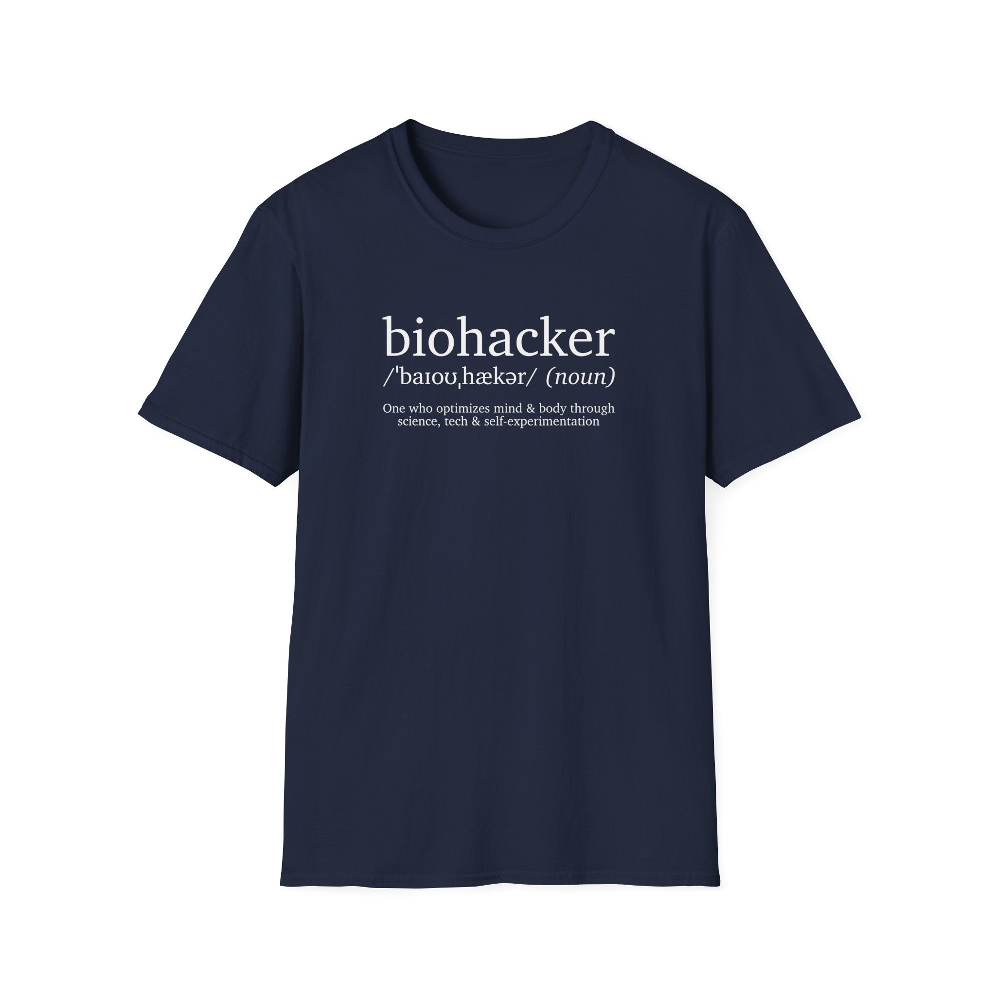 Biohacker Definition T-shirt for Science Enthusiasts