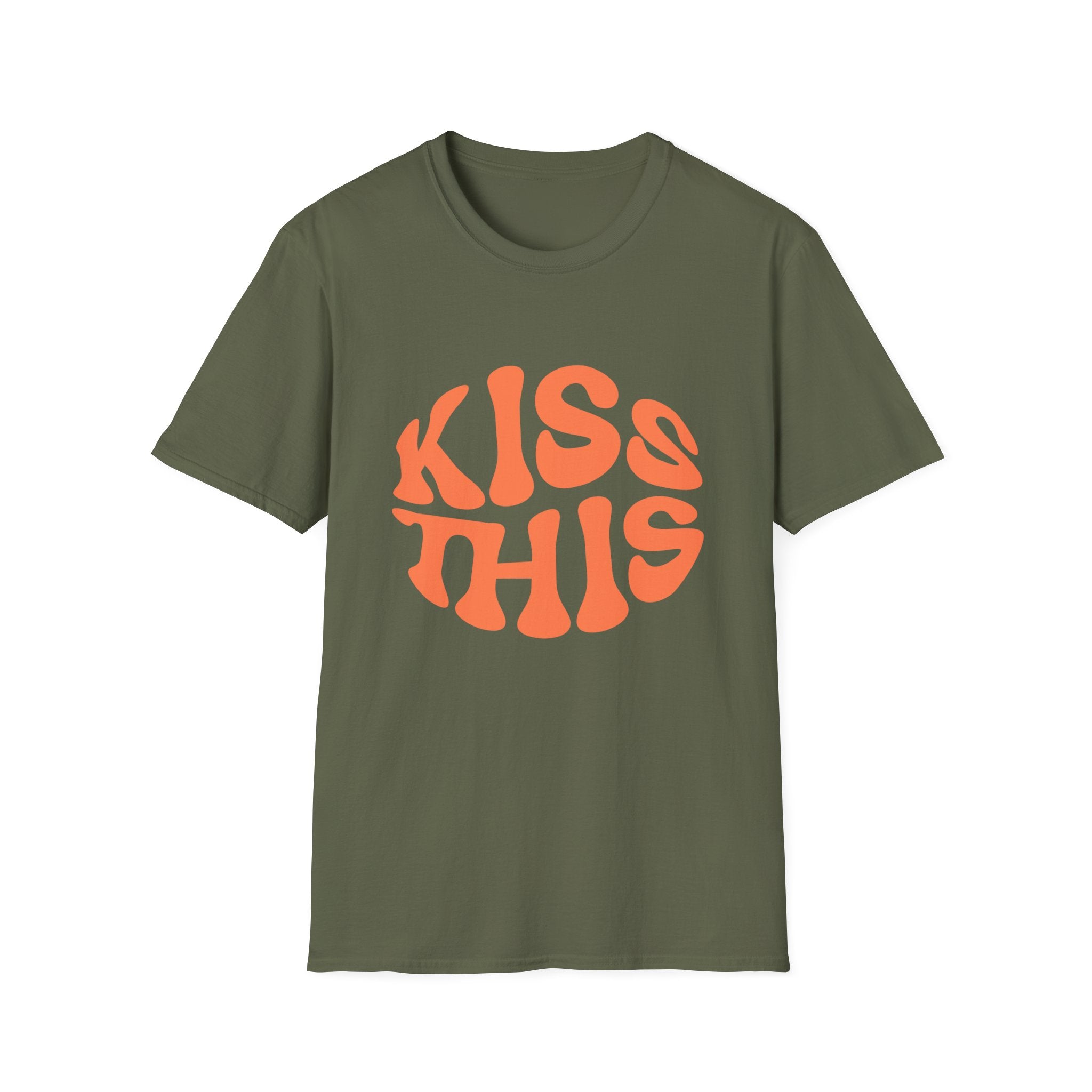 Kiss This Playful Graphic T-Shirt for Casual Wear