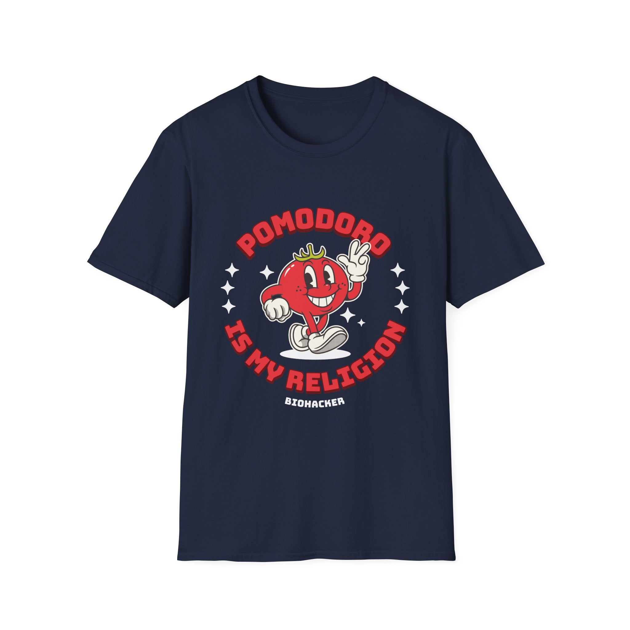 Pomodoro Is My Religion Graphic T-Shirt for Productivity Lovers