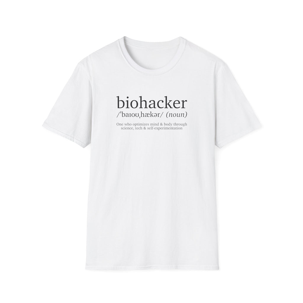 Biohacker Definition T-shirt for Science Enthusiasts