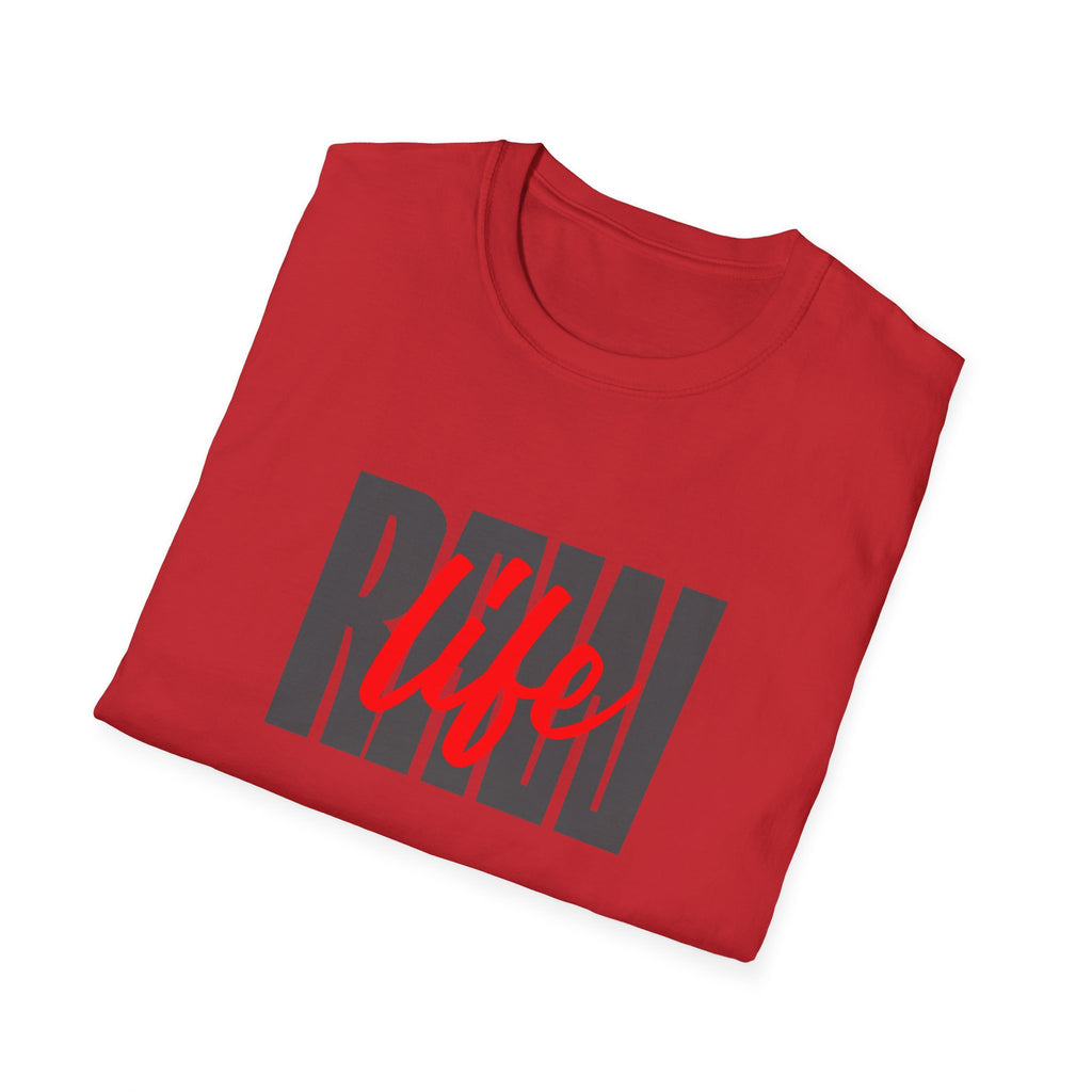 Raw Life T-Shirt with Bold Graphic Design