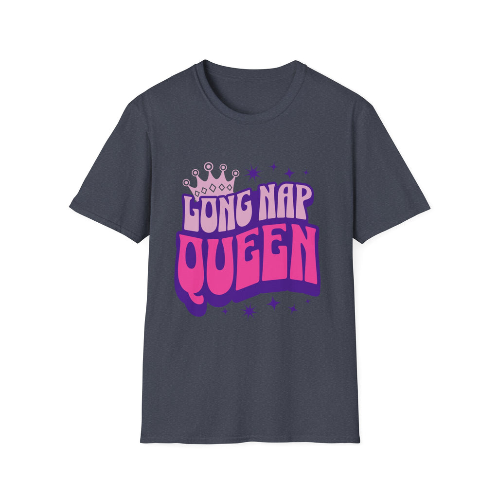 Long Nap Queen Graphic T-Shirt for Comfortable Relaxation