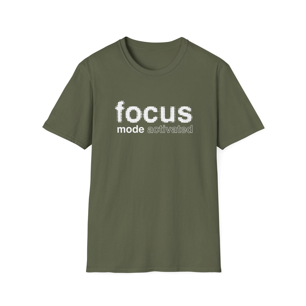 Focus Mode Activated T-Shirt with Motivational Design
