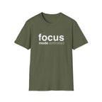 Focus Mode Activated T-Shirt with Motivational Design