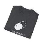 Got Vitamins? Graphic T-shirt with Pill Design