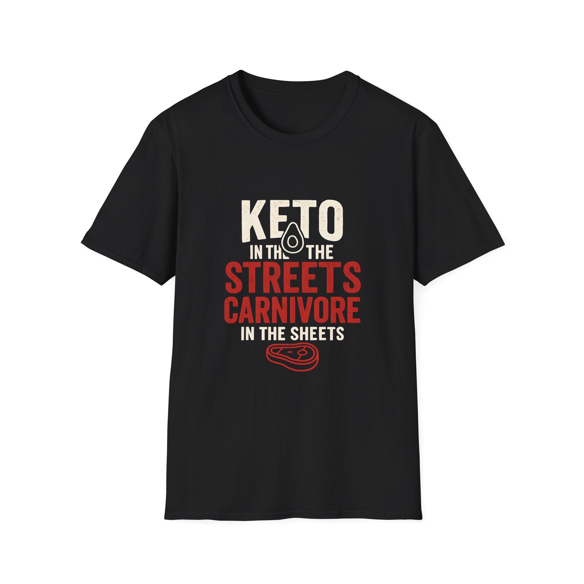 Keto in the Streets, Carnivore in the Sheets – Funny Low Carb Diet Tee