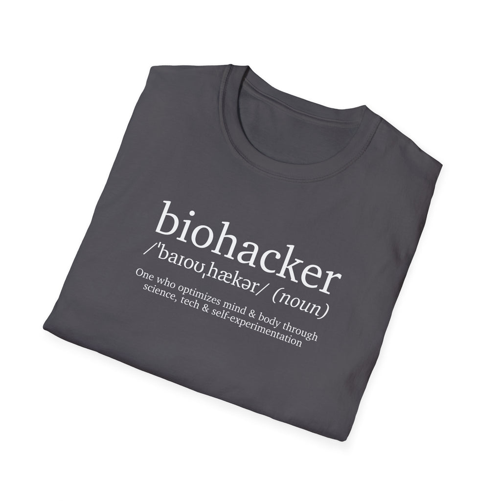 Biohacker Definition T-shirt for Science Enthusiasts