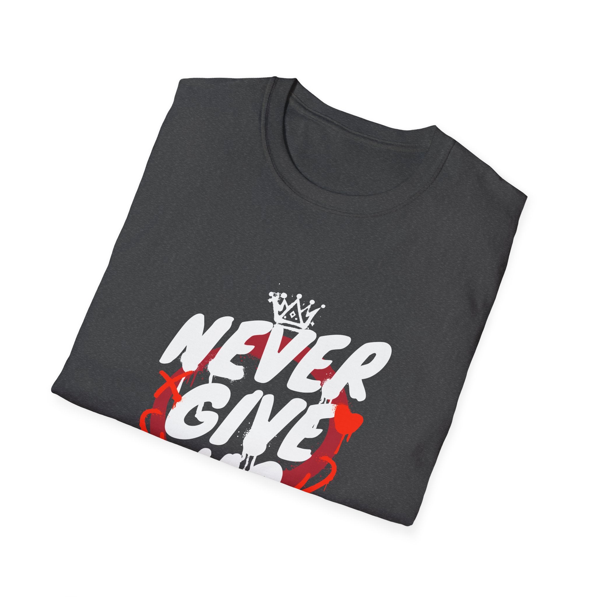 Never Give Up Motivational T-Shirt