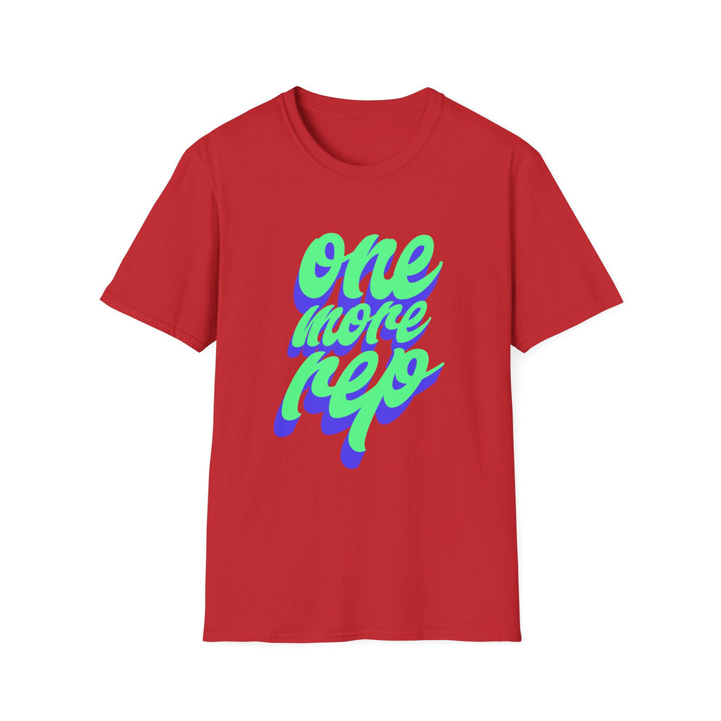 One More Rep Motivational Fitness T-Shirt