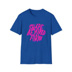 Shape Beyond Form T-shirt with Unique Typography Design