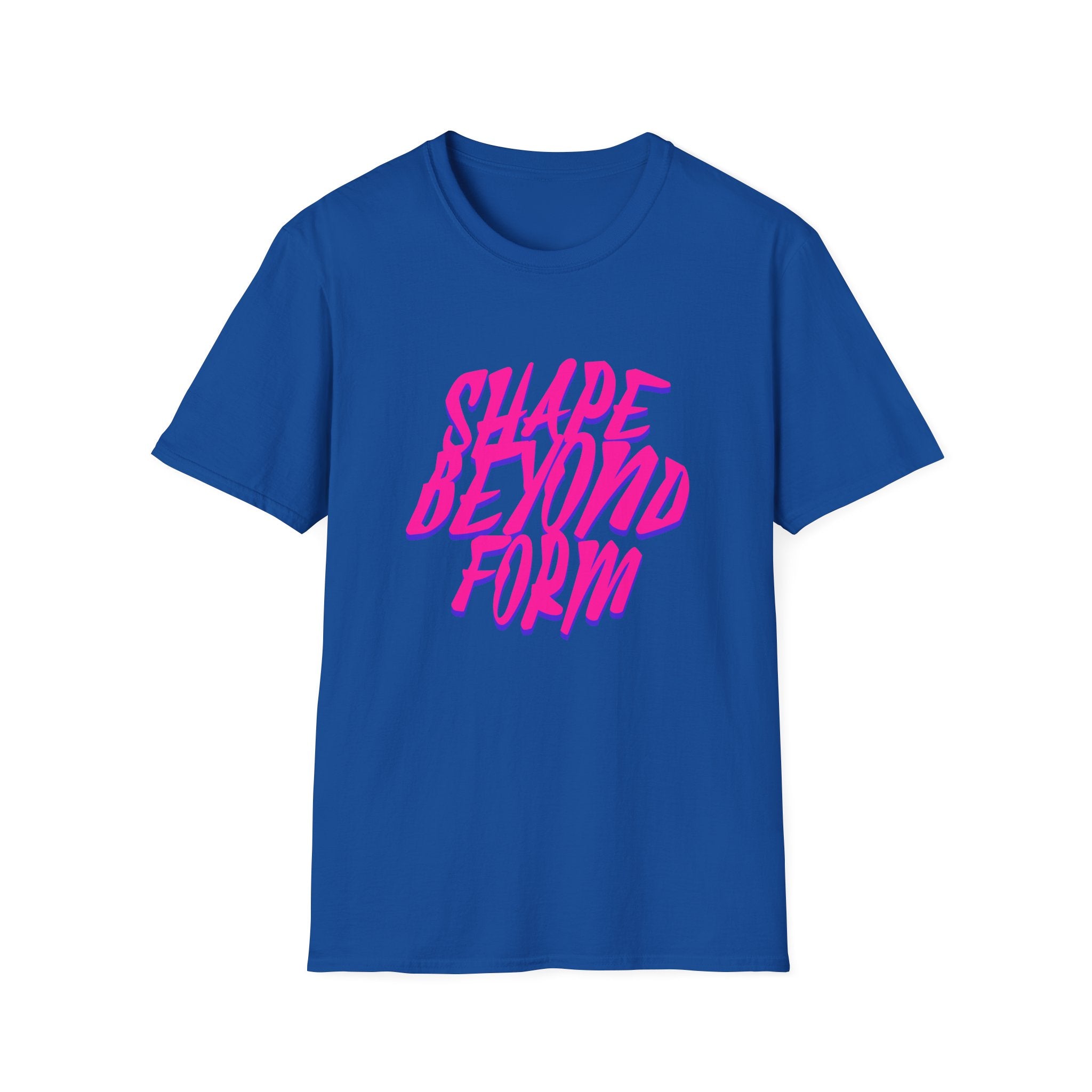Shape Beyond Form T-shirt with Unique Typography Design
