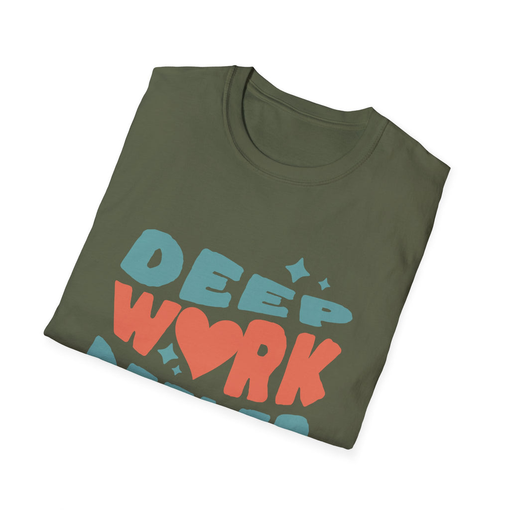 Deep Work Deeler Graphic T-Shirt for Focus Lovers