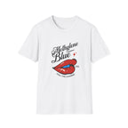 Methylene Blue Graphic T-Shirt with Bold Lip Design